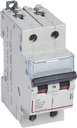 Legrand DX3 408022 Автоматический выключатель двухполюсный 0.5А (6 кА, D)