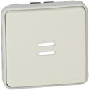 Legrand Plexo 069632 Кнопка Н.О. одноклавишная (10 А, IP55, под рамку, подсветка, скрытая установка, белая)