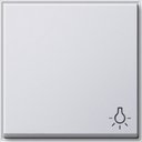 Gira TX_44 028566 Клавиша одиночная ("свет", белая)