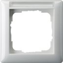 Gira Standard55 109103 Рамка 1-постовая (поле для надписи, белая глянцевая)