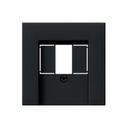 Gira E2 0276005 Крышка розетки USB (USB, TAE, черная матовая)