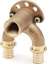 Rehau RX 13663501001 Водорозетка настенная для монтажа на фальшстене 1/2" (25 мм, бронза)