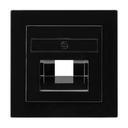 Gira S-Color 027047 Крышка розетки компьютерной (RJ45/UAE/IAE, черная)