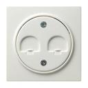Gira S-Color 066240 Крышка розетки телефонной (2хRJ45/RJ11, белая)