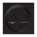 Gira S-Color 066247 Крышка розетки телефонной (2хRJ45/RJ11, черная)