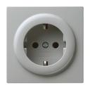Gira S-Color 018842 Розетка SCHUKO с заземляющим контактом (16 А, под рамку, скрытая установка, серая)