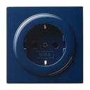 Gira S-Color 018846 Розетка SCHUKO с заземляющим контактом (16 А, под рамку, скрытая установка, синяя)