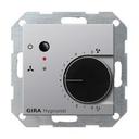 Gira E22 2265203 Гигростат электронный (230 В, под рамку, скрытая установка, алюминий)