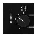 Gira S-Color 039447 Термостат для теплых полов (10 А, 230 В, под рамку, скрытая установка, черный)