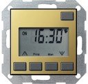 Gira ClassiX 1175604 Таймер электронный Easy (1000 Вт, под рамку, скрытая установка, латунь)