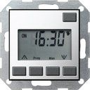 Gira ClassiX 1175605 Таймер электронный Easy (1000 Вт, под рамку, скрытая установка, хром)