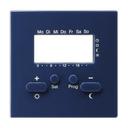 Gira S-Color 146946 Крышка для терморегулятора с часами и функцией охлаждения (синяя)