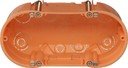 Gira S-Color 009800 Коробка монтажная тройная (оранжевая)