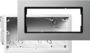 Gira E22 2886203 Монтажный набор заподлицо (рамка + коробка, 2 поста, алюминий)