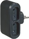 Legrand ''Стандарт'' 050651 Разветвитель 4-местный (6 А, черный)