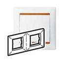 Legrand Galea Life 774262 Рамка 2-постовая (горизонтальная, янтарный)