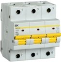 IEK ВА47-150 MVA50-3-063-D Автоматический выключатель трехполюсный 63А (15 кА, D)