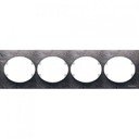 ABB Tacto 5574.1 PZ Рамка 4-постовая (горизонт, сланец)