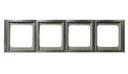 ABB Olas 2CLA847410A1501 Рамка 4-постовая (горизонт., перламутровый металлик)