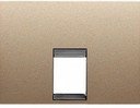 ABB Olas 8417.1 CS Накладка телефонной/компьютерной розетки (RJ11/RJ45, атласная медь)