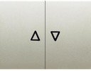 ABB Olas 8444 TT Клавиша двойная жалюзийная (титан)