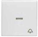 ABB Impressivo 2TKA000564G1 Клавиша одиночная ("звонок", линза, белый)