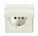ABB Allwetter 2CKA002064A0301 Розетка SCHUKO (16 А, под рамку, скрытая установка, з/к, шторки, поле для надписи, крышка, альпийский белый)