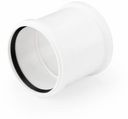 Rehau Raupiano Plus 11233441001 Муфта двухраструбная с уплотнительным кольцом (Ø 90 мм, полипропилен)