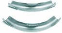 Rehau RauTitan 12657291001 Направляющая угловая (45°, 16/17 мм, без фиксирующих колец, оцинк. сталь)