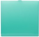 Simon 44 Aqua 4400092-108 Клавиша одиночная (зеленая полупрозрачная)