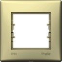 Schneider Electric Sedna SDN5810547 Рамка 1-постовая (универсальная, бежевый)
