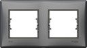 Schneider Electric Sedna SDN5810660 Рамка 2-постовая (горизонтальная, алюминий)