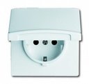 ABB Allwetter 2CKA002064A0287 Розетка SCHUKO (16 А, з/к, крышка, под рамку, скрытая установка, слоновая кость)