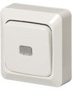 ABB 2TKA000237G1 Кнопка 1-клавишная с нормально-открытым контактом (10 А, подсветка, в сборе, о/у, белая)