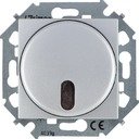 Simon Simon 15 1591713-033 Светорегулятор роторный (ИК-пульт, 500 Вт, под рамку, скрытая установка, алюминий)