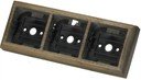 Simon 73 Loft Plump 73630-236 Рамка 3-постовая (седой дуб)