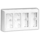 Simon Connect S-Pro SBC400-9 Коробка монтажная 4 модуля (накладная, белая)