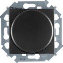 Simon Simon 15 1591790-038 Светорегулятор роторный электронный проходной (R+L, 20-500 Вт, под рамку, скрытая установка, графит)