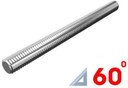 Шпилька резьбовая DIN975 M16х1000 8.8 ZN (60°)