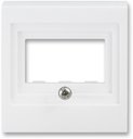 ABB Levit 2CHH290040A4003 Крышка для информационной розетки (USB/VGA/HDMI, белый/белый)