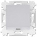 ABB Levit 2CHH480034A6070 Вывод кабеля (под рамку, с/у, cеребро/дымчатый черный)