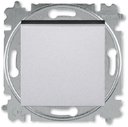 ABB Levit 2CHH590645A6070 Переключатель одноклавишный (10 А, под рамку, скрытая установка, серебро/дымчатый черный)