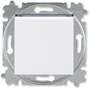 ABB Levit 2CHH590645A6062 Переключатель одноклавишный (10 А, под рамку, скрытая установка, белый/дымчатый черный)