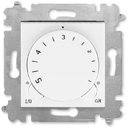ABB Levit 2CHH920003A6001 Терморегулятор поворотный универсальный (16 A, под рамку, с/у, белый/ледяной)