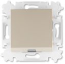 ABB Levit 2CHH480034A6018 Вывод кабеля (под рамку, с/у, кофе макиато/белый)