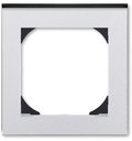 ABB Levit 2CHH015510A4070 Рамка 1-постовая (55х55, для механизмов BJE, cеребро/дымчатый чёрный)