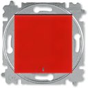 ABB Levit 2CHH599147A6065 Выключатель кнопочный (подсветка, 10 А, под рамку, скрытая установка, красный/дымчатый черный)