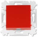 ABB Levit 2CHH480034A6065 Вывод кабеля (под рамку, с/у, красный/дымчатый черный)