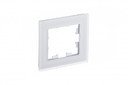Schneider Electric AtlasDesign Nature ATN330101 Рамка 1-постовая (матовое белое стекло)