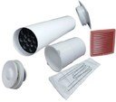 Vilpe 8010008 Приточный вентиль Velco VT-100 с красной вент. решеткой